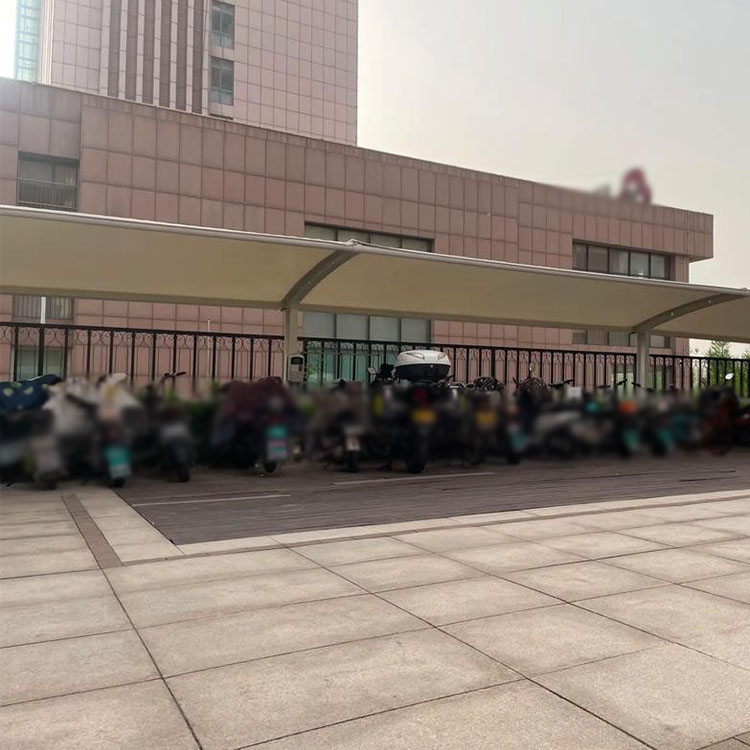 容县膜结构电动车棚